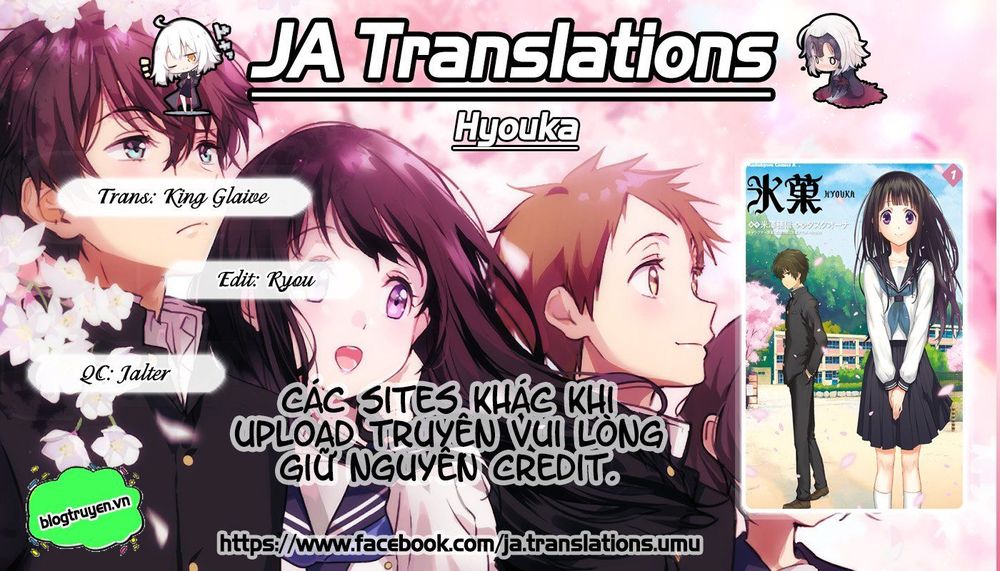 Hyouka Chapter 79 - Trang 0