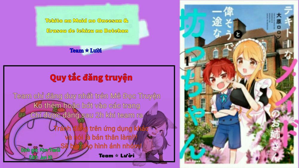 Tekito Na Maid No Oneesan & Erasou De Ichizu Na Botchan Chapter 3.2 - Trang 0
