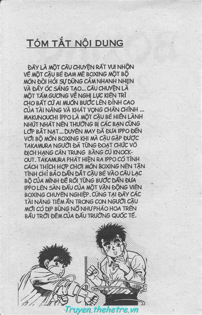 Võ Sĩ Quyền Anh Ippo Chapter 10 - Trang 0