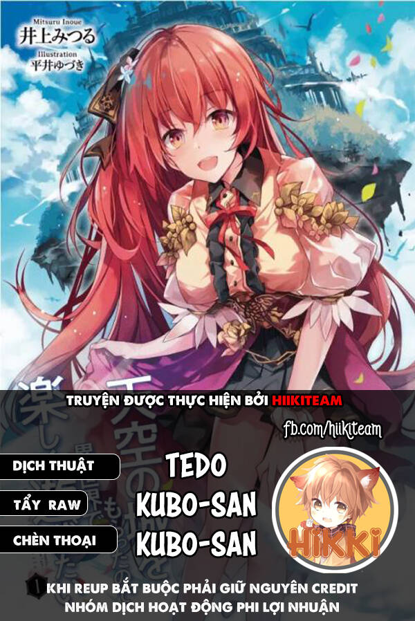 Tenkuu No Shiro O Moratta No De Isekai De Tanoshiku Asobitai Chapter 29 - Trang 0