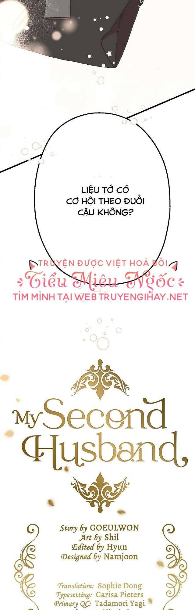 Người Chồng Thứ Hai Của Tôi Chapter 3 - Trang 1