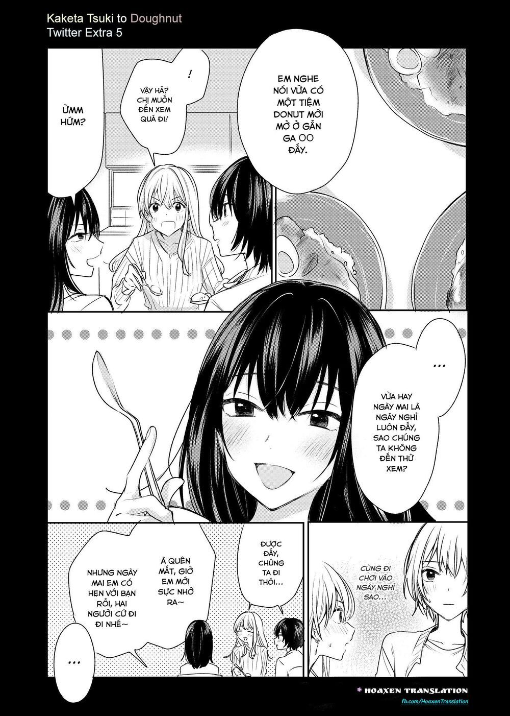 Kaketa Tsuki To Doughnut Chapter 8.1 - Trang 0