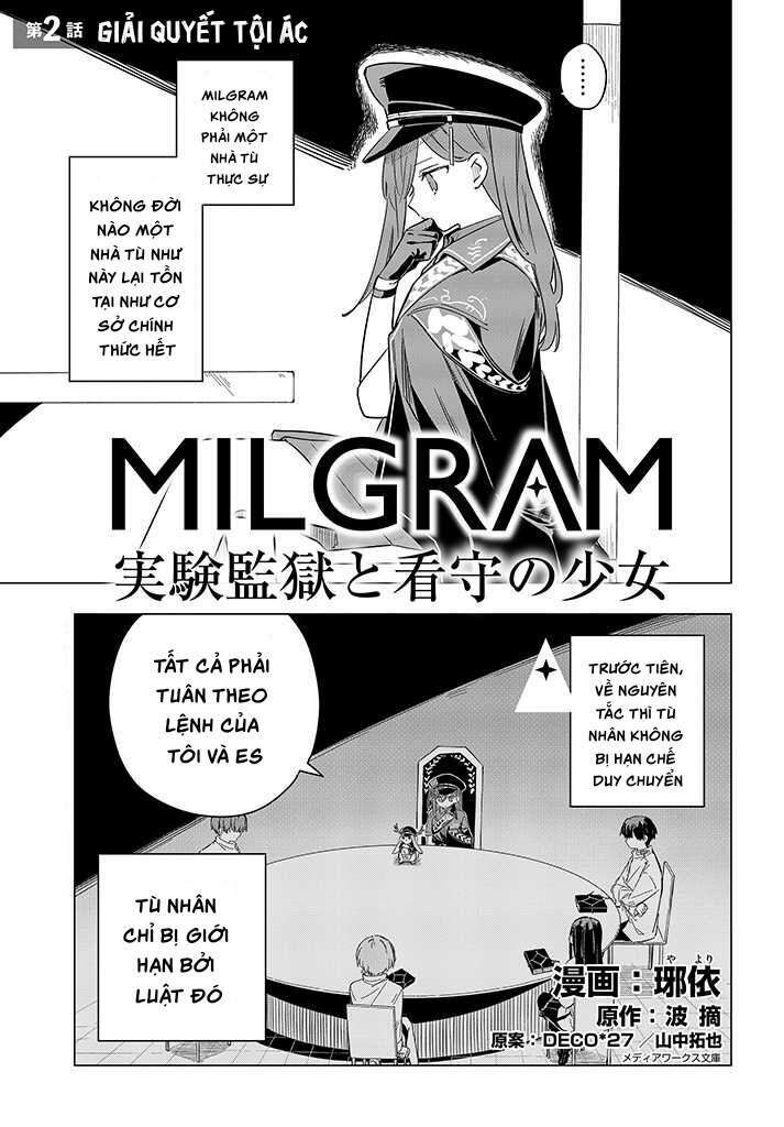 Nhà Tù Thực Nghiệm Milgram Và Nữ Quản Ngục Chapter 2 - Trang 0