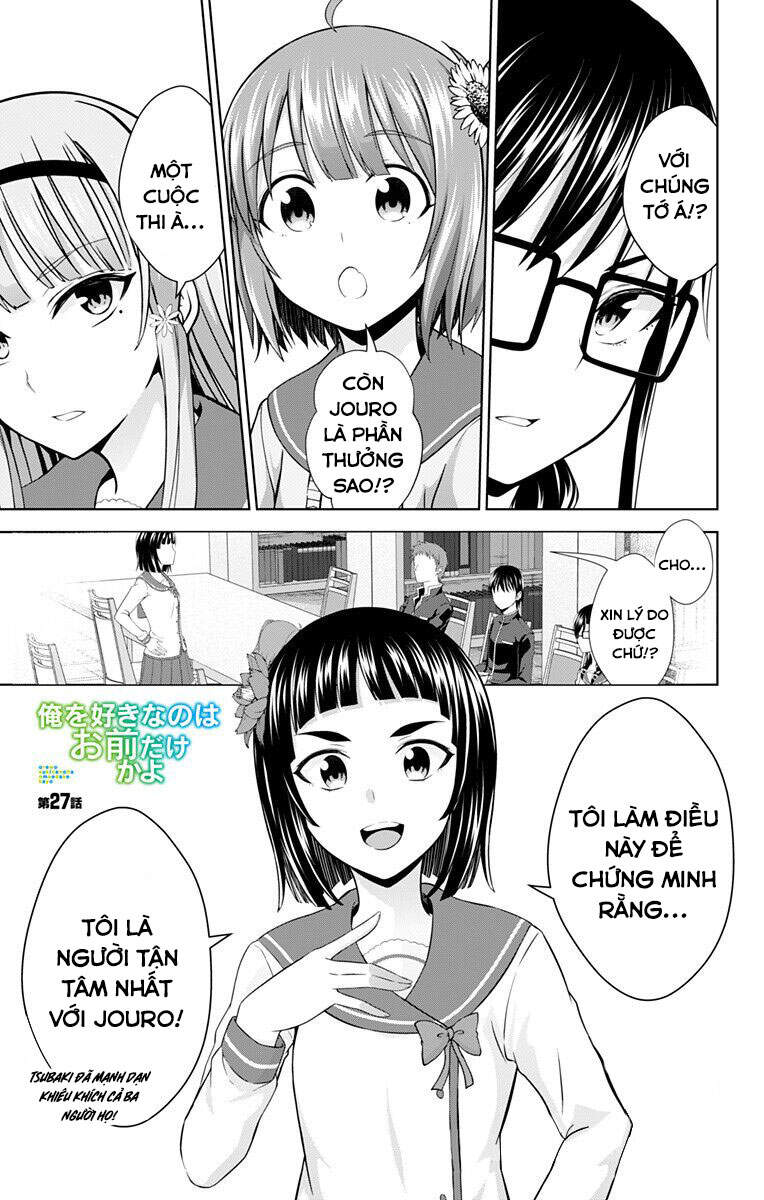 Ore Wo Suki Nano Wa Omae Dake Ka Yo Chapter 27 - Trang 1