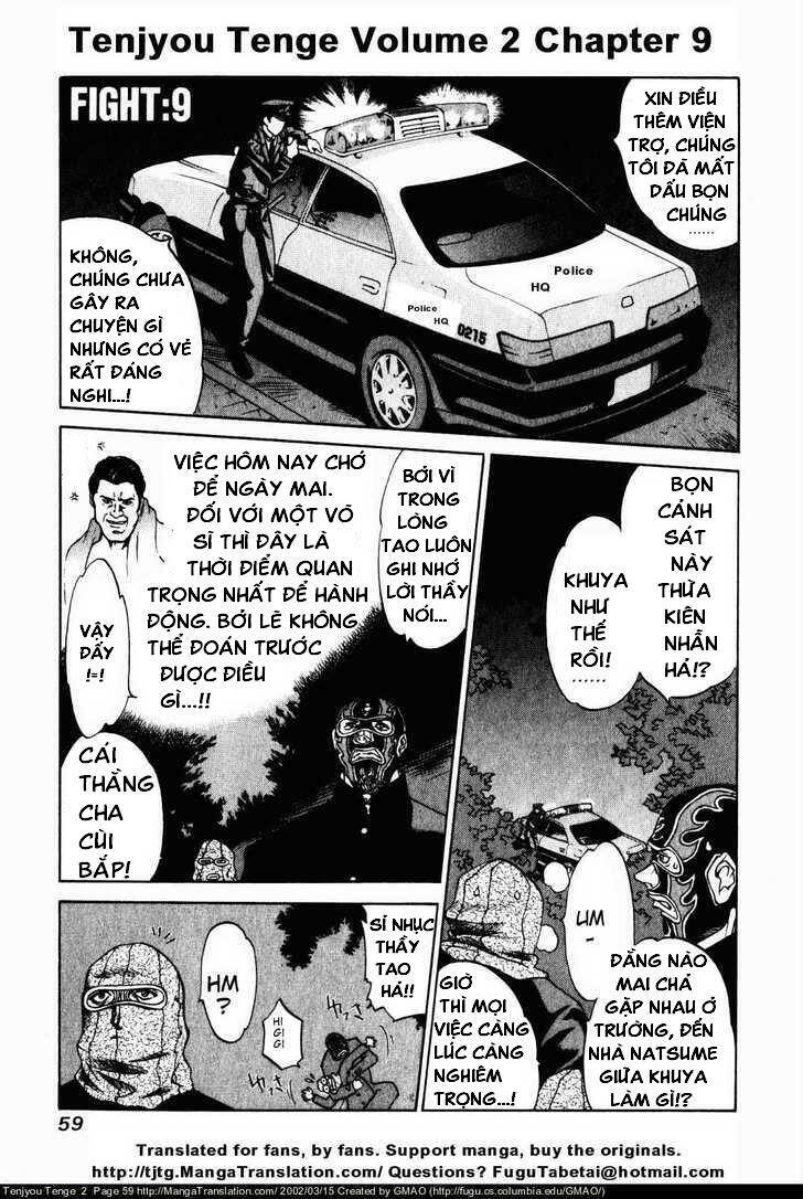 Tenjou Tenge Chapter 9 - Trang 0