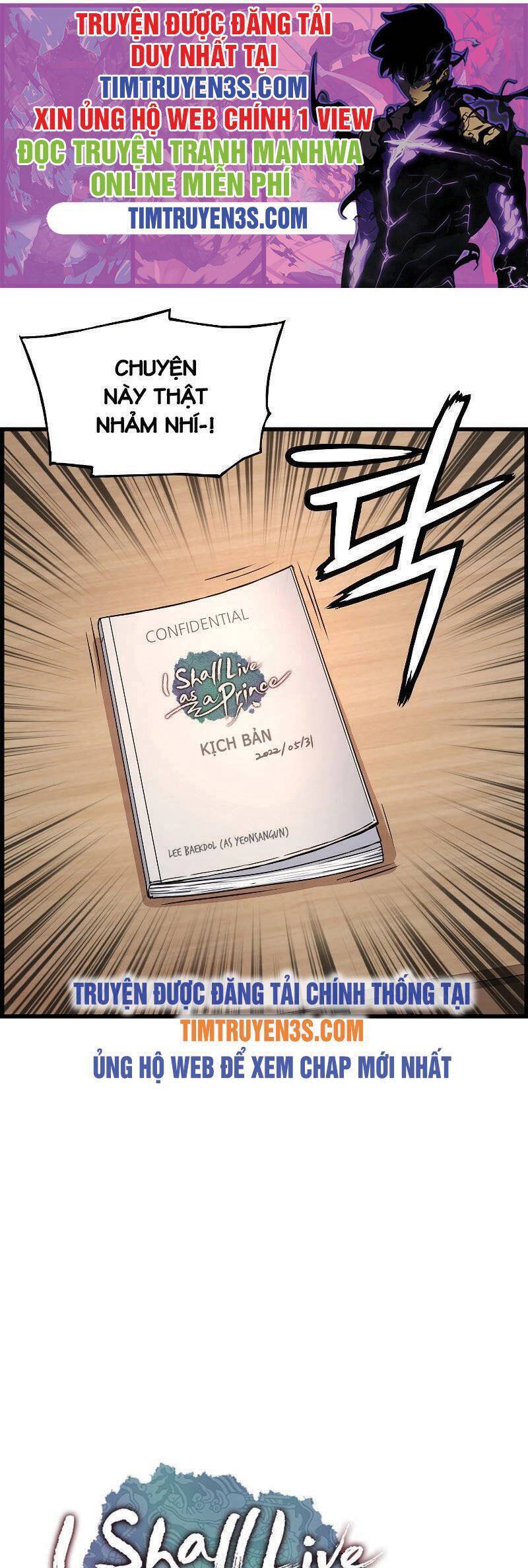 Tôi Sẽ Sống Như Một Hoàng Tử Chapter 88 - Trang 1