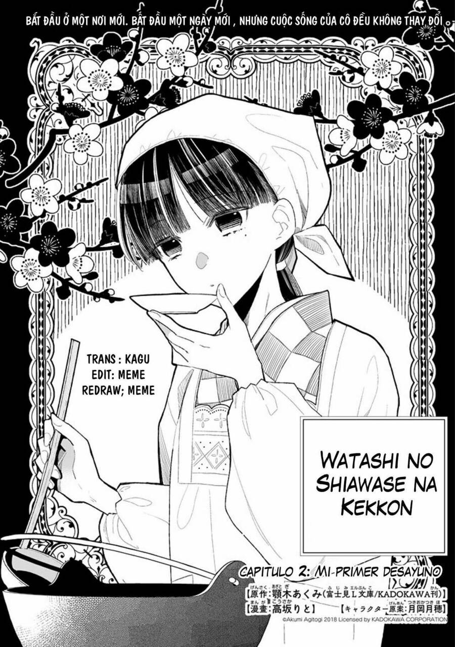 Watashi No Shiawase Na Kekkon Chapter 2 - Trang 0