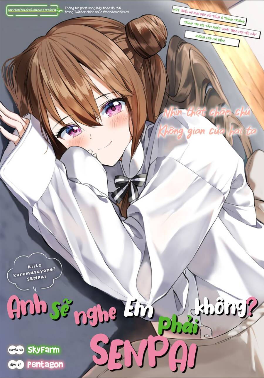 Anh Sẽ Nghe Lời Em Chứ? Senpai Chapter 5 - Trang 0