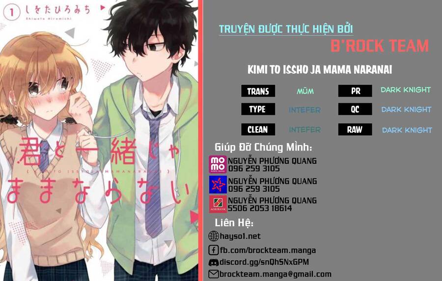 Kimi To Issho Ja Mama Naranai Chapter 4 - Trang 0