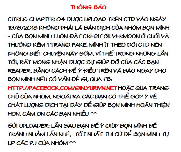 Citrus Chapter 4 - Trang 0