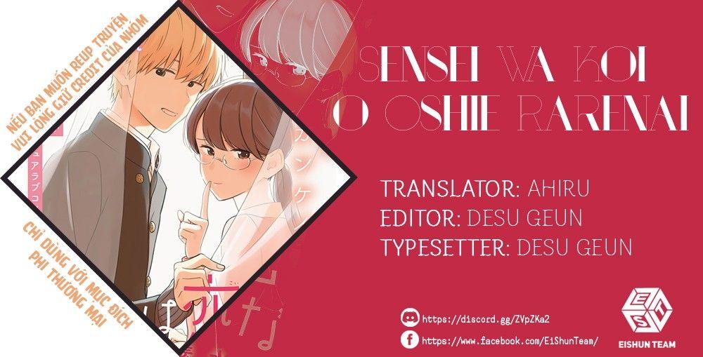 Sensei Can't Teach Me About Love Chapter 10 - Trang 0