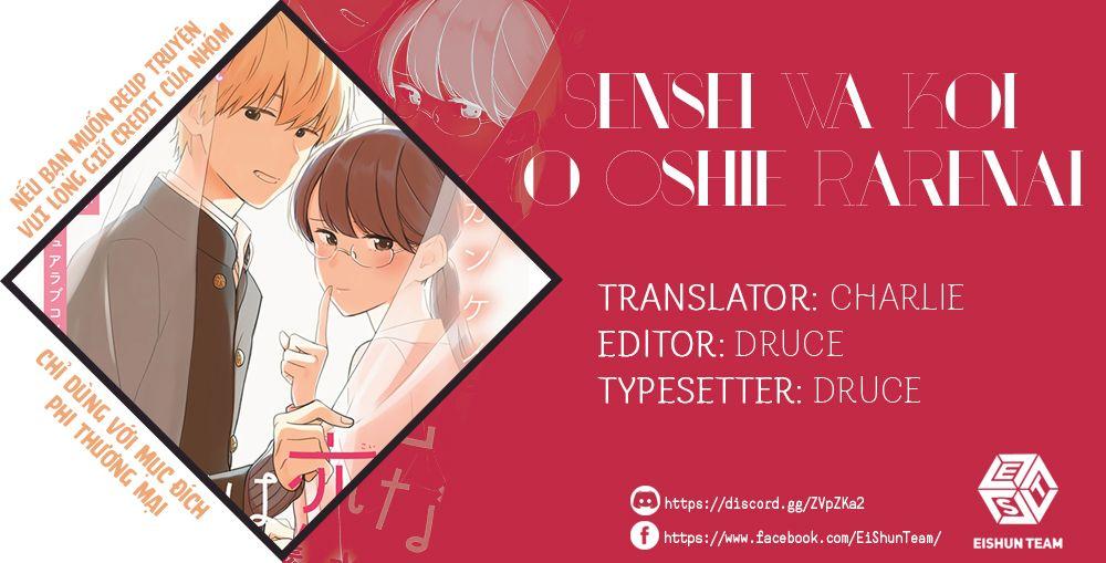 Sensei Can't Teach Me About Love Chapter 13 - Trang 0