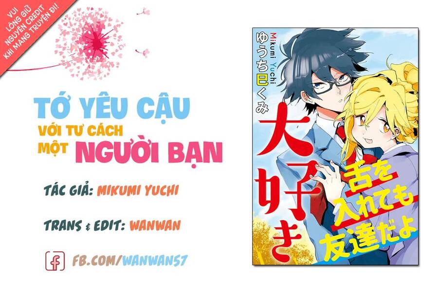 Tớ Yêu Cậu Với Tư Cách Một Người Bạn Chapter 15 - Trang 0