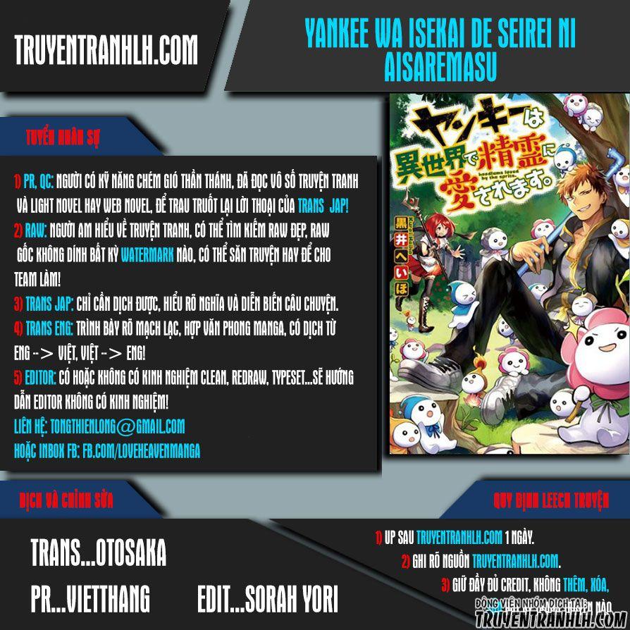 Yankee Wa Isekai De Seirei Ni Aisaremasu Chapter 4 - Trang 0