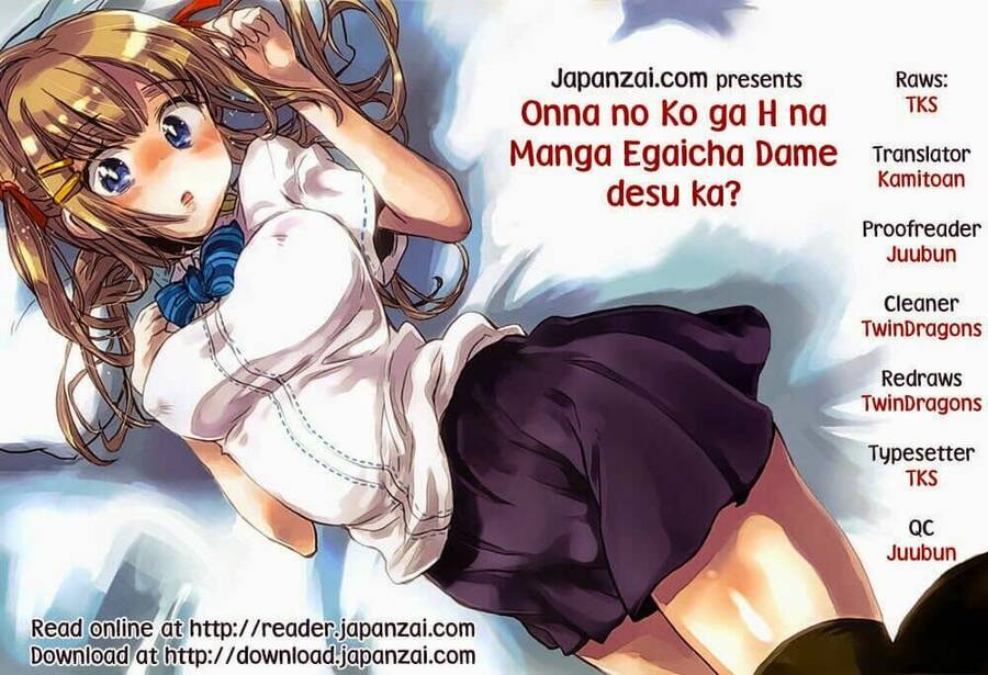 Onna No Ko Ga H-Na Manga Egaicha Dame Desuka Chapter 12 - Trang 0