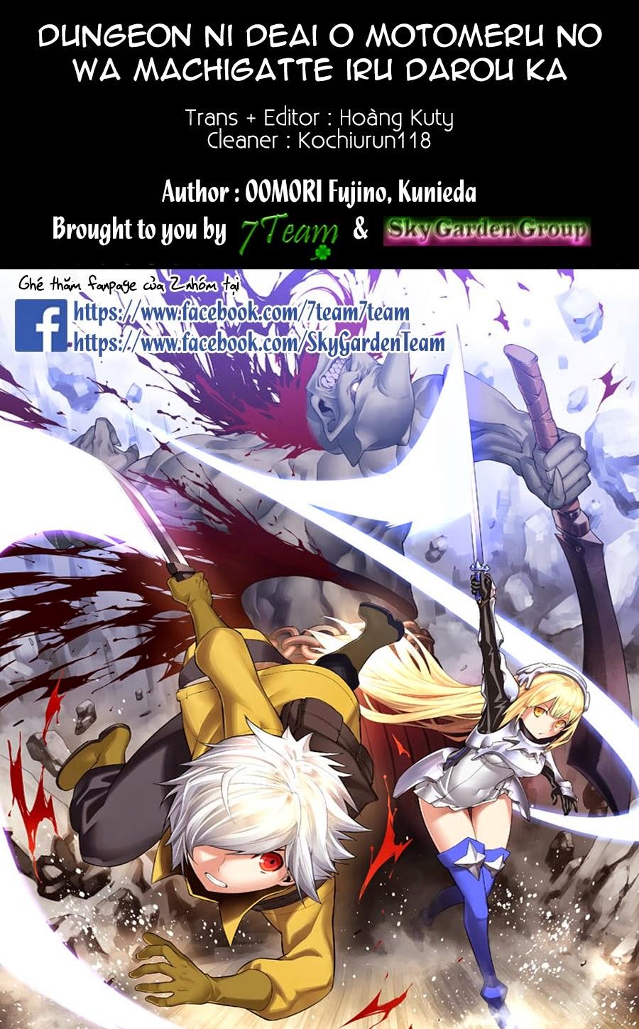 Dungeon Ni Deai O Motomeru No Wa Machigatte Iru Darou Ka Chapter 4 - Trang 0