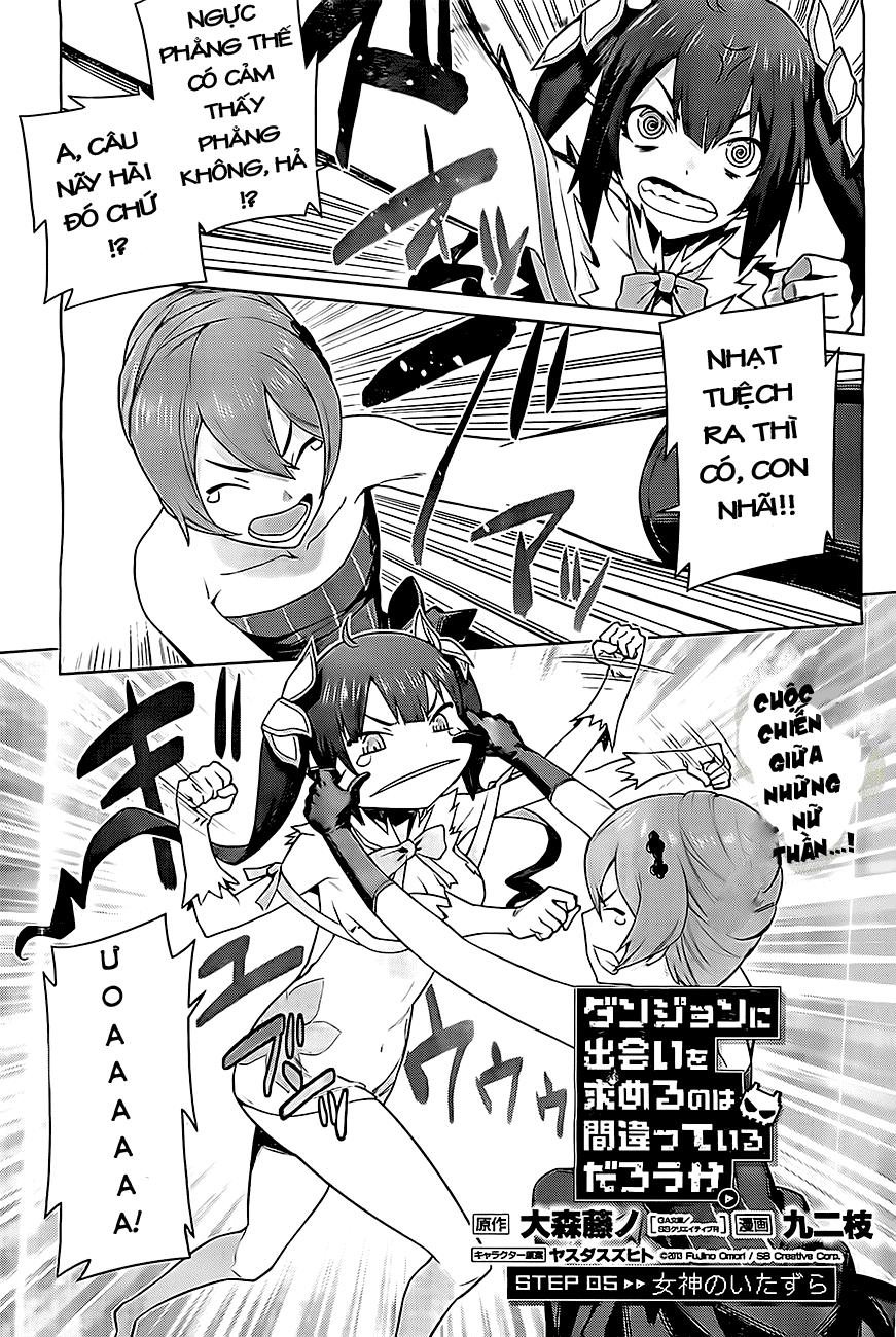 Dungeon Ni Deai O Motomeru No Wa Machigatte Iru Darou Ka Chapter 5 - Trang 0