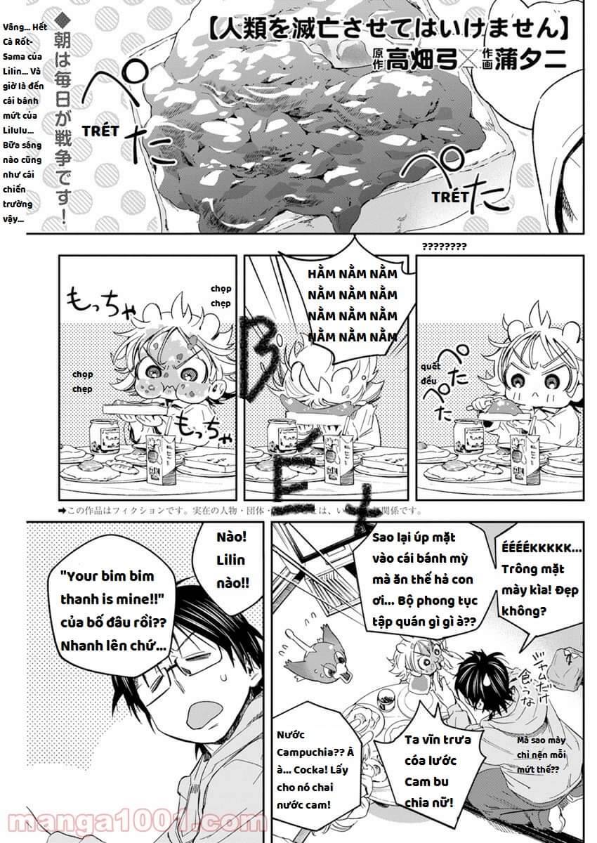 Không Xóa Sổ Con Người Được!! Chapter 28.1 - Trang 0