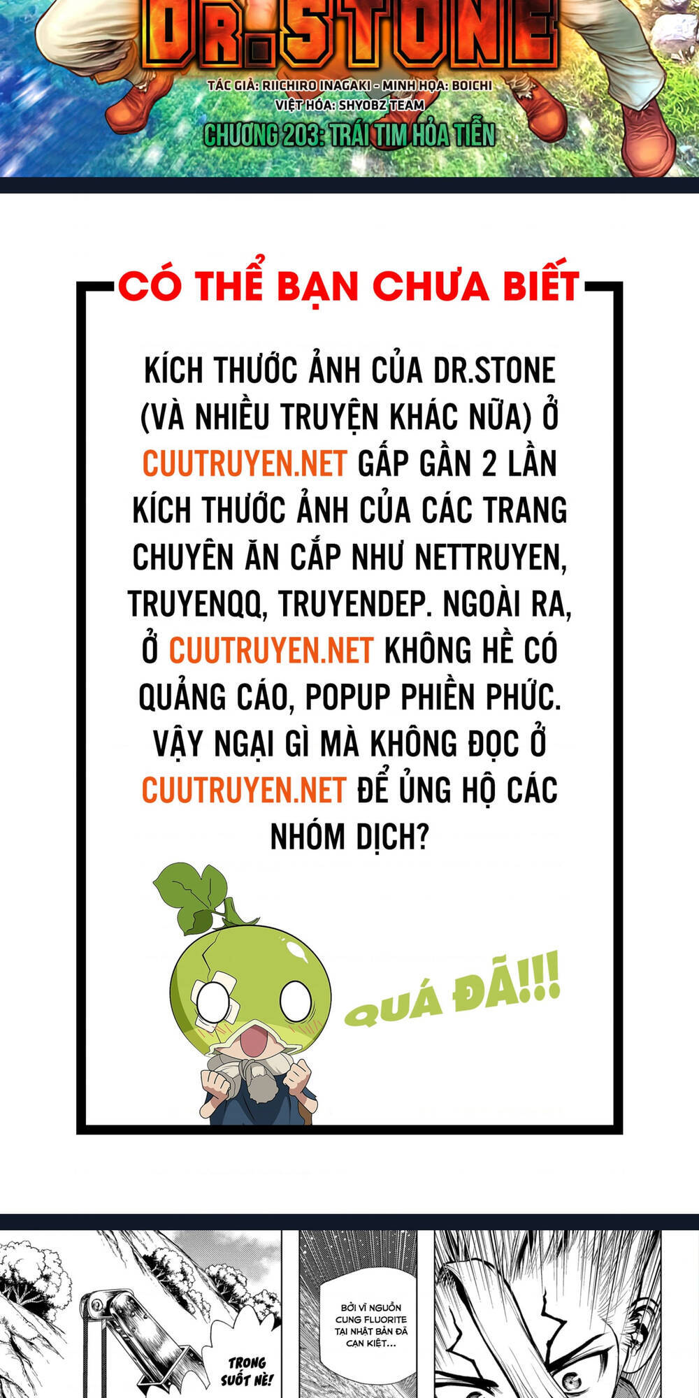 Dr.stone Chapter 203 - Trang 1