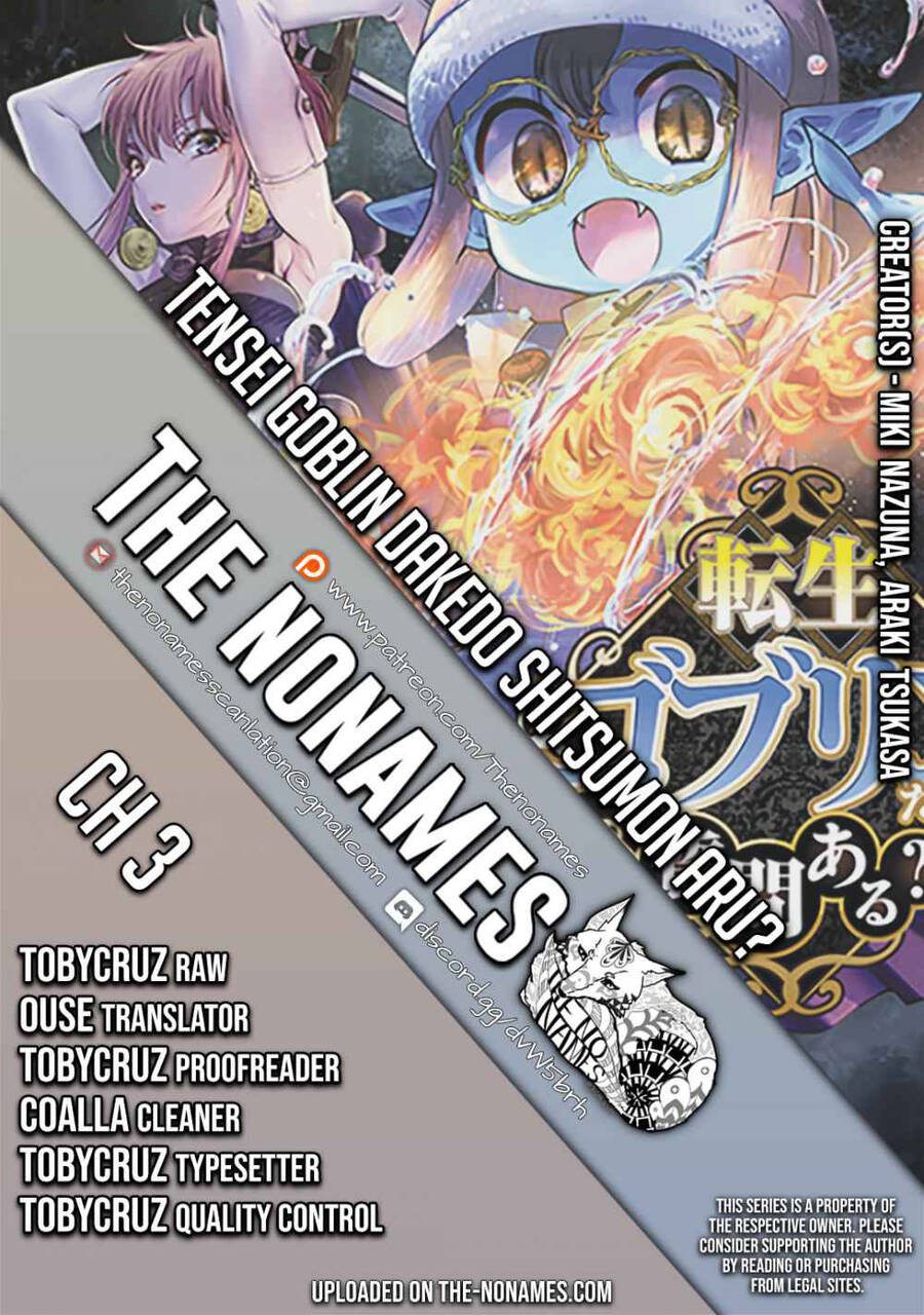 Tensei Goblin Dakedo Shitsumon Aru? Chapter 3 - Trang 0