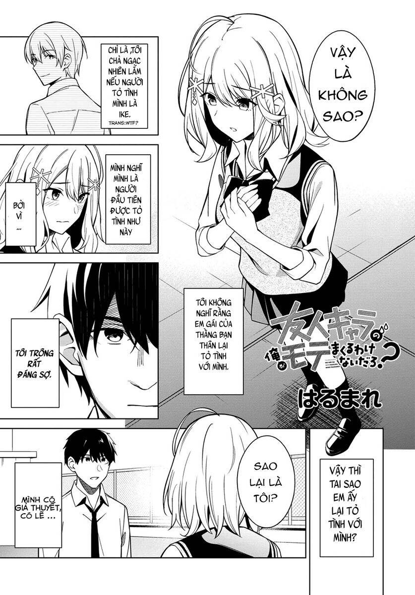 Không Đời Nào Một Nhân Vật Phụ Như Tôi Có Thể Nổi Tiếng , .... Nhỉ? Chapter 2 - Trang 0