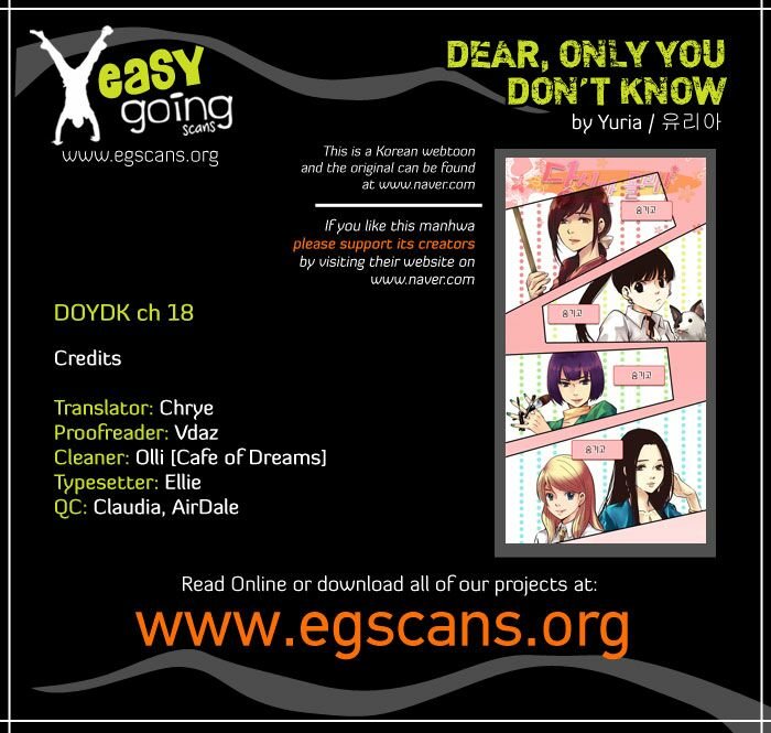 Dear, Only You Don’t Know! Chapter 18 - Trang 0