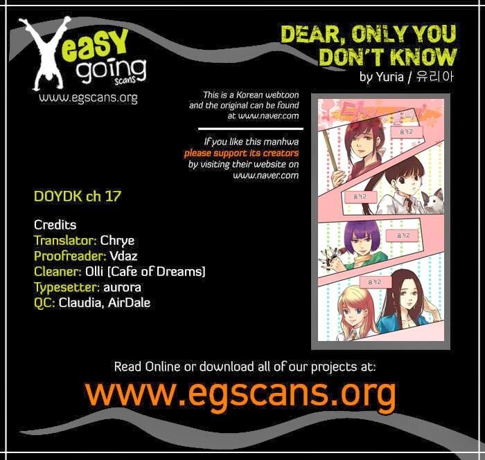 Dear, Only You Don’t Know! Chapter 17 - Trang 0