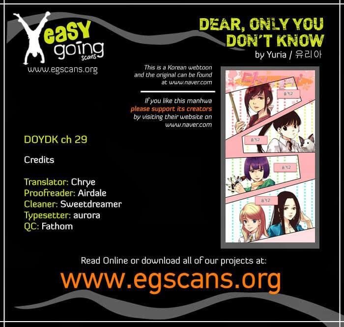 Dear, Only You Don’t Know! Chapter 29 - Trang 0