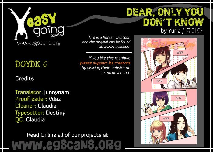 Dear, Only You Don’t Know! Chapter 6 - Trang 0