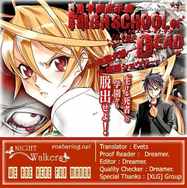 Highschool Of The Dead Chapter 7 - Trang 0