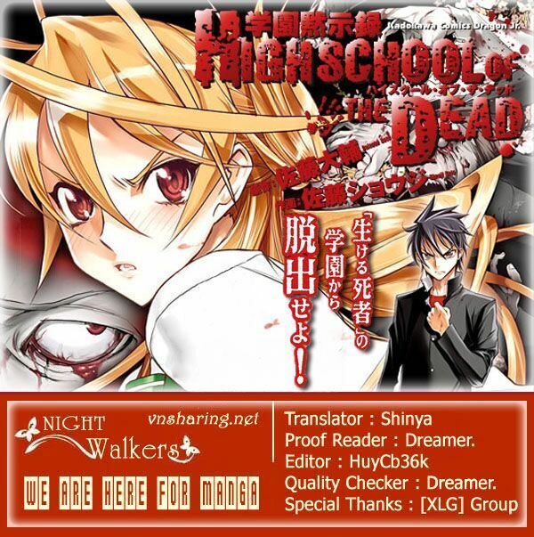 Highschool Of The Dead Chapter 23 - Trang 0