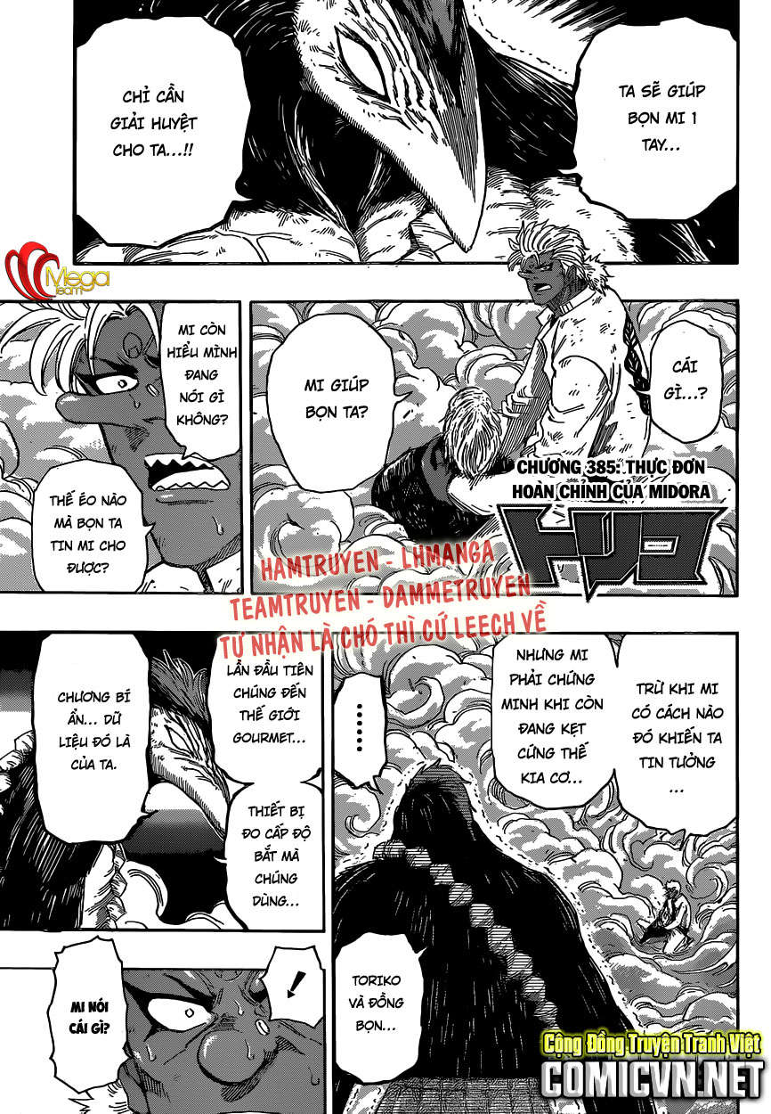 Toriko - Thợ Săn Ẩm Thực Chapter 385 - Trang 0