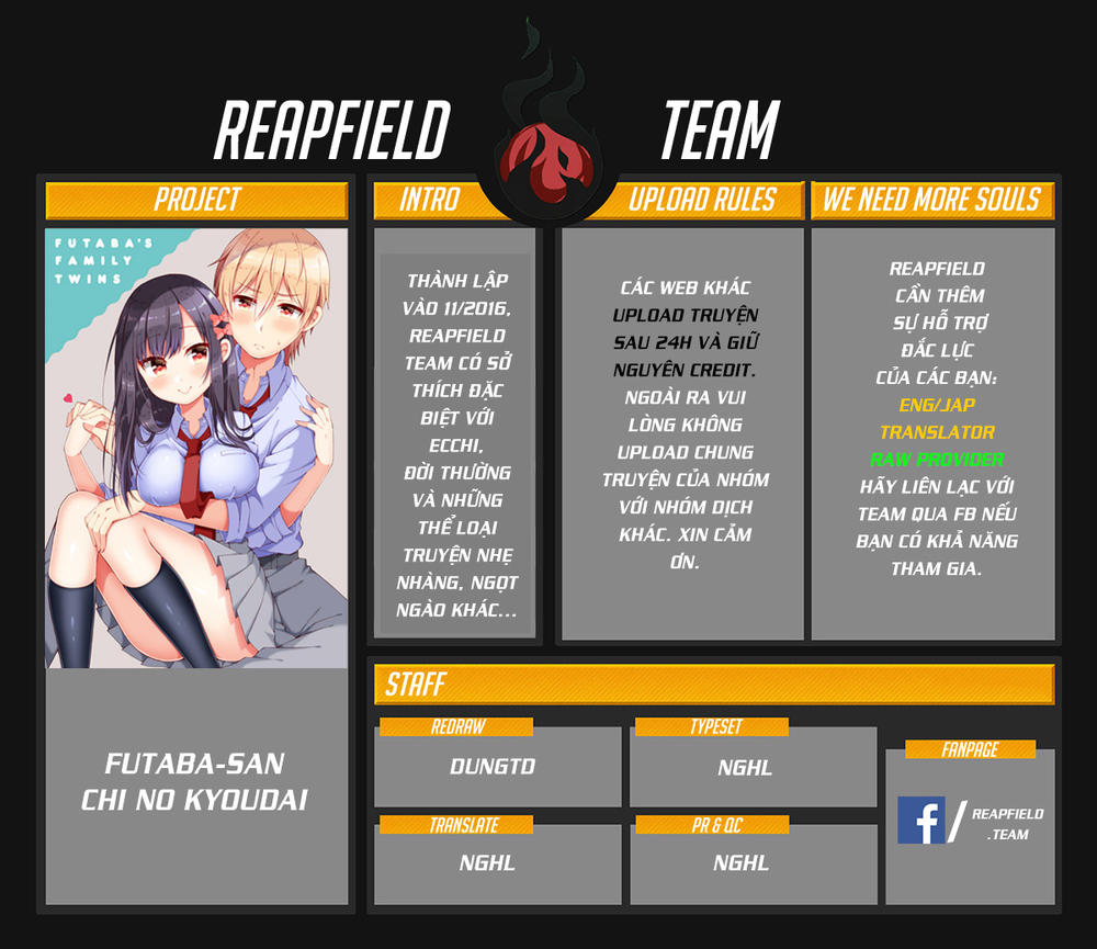 Futaba-San Chi No Kyoudai Chapter 4 - Trang 0