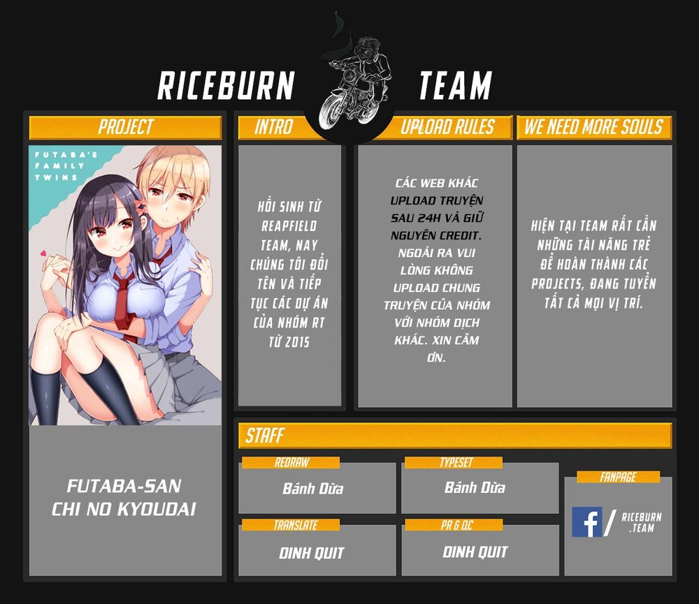 Futaba-San Chi No Kyoudai Chapter 17 - Trang 0