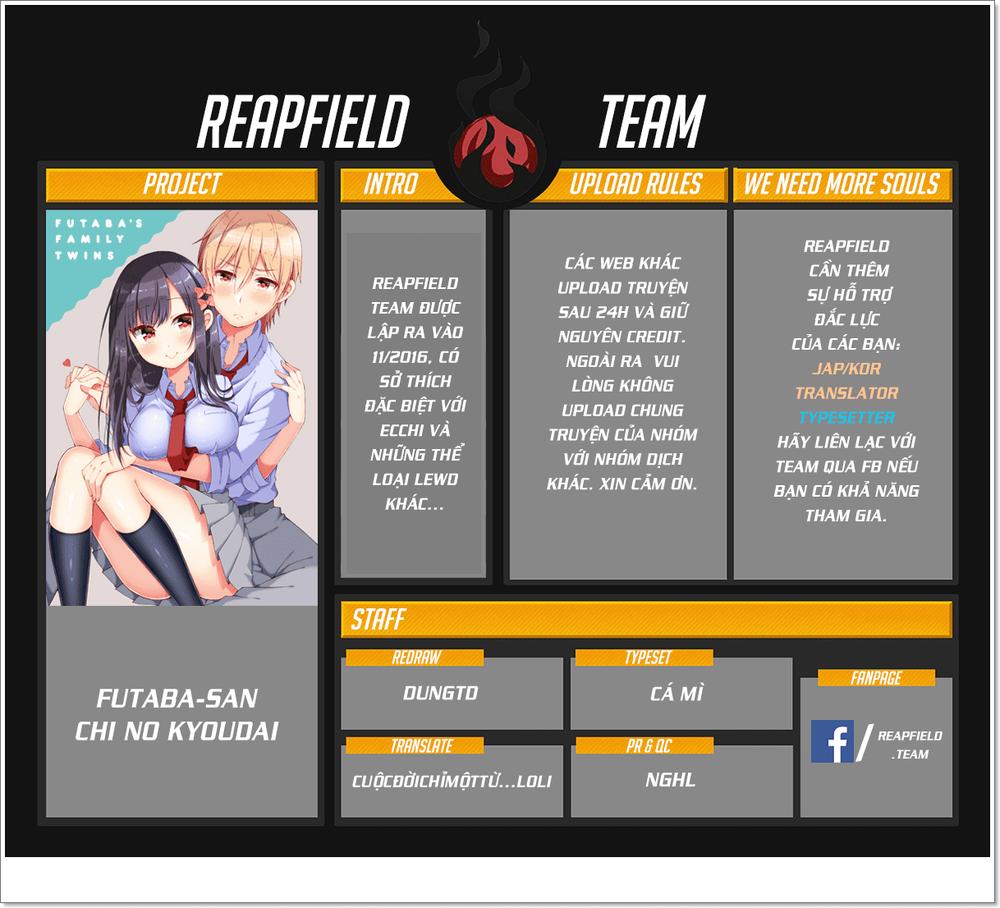 Futaba-San Chi No Kyoudai Chapter 6 - Trang 0