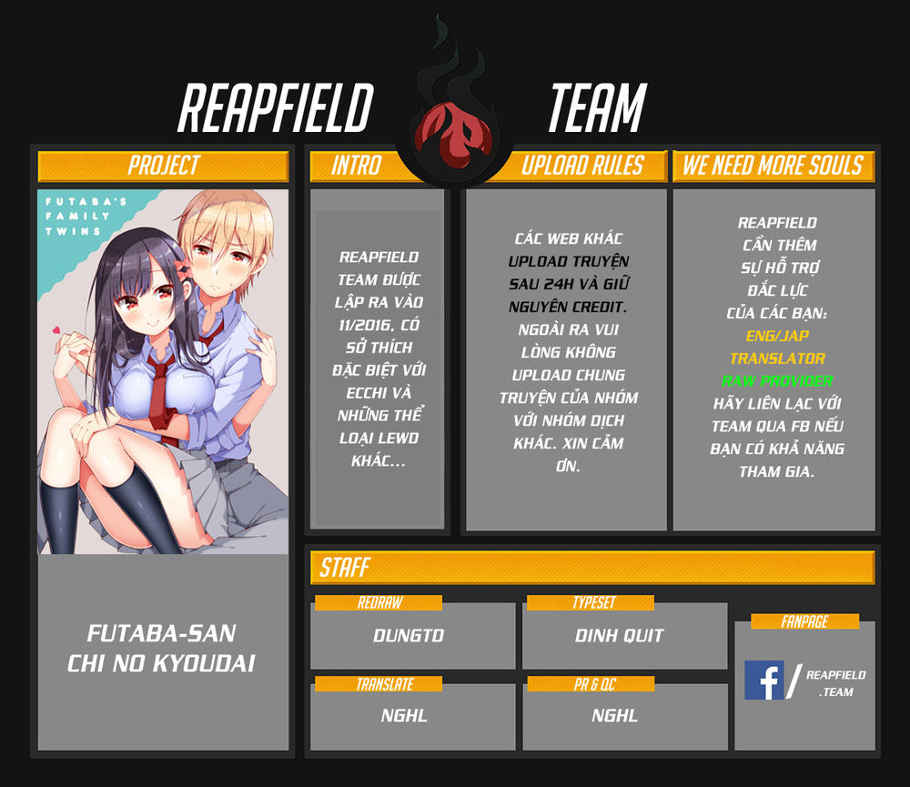 Futaba-San Chi No Kyoudai Chapter 7 - Trang 0