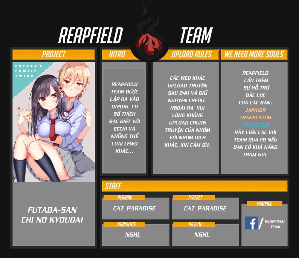 Futaba-San Chi No Kyoudai Chapter 3 - Trang 0