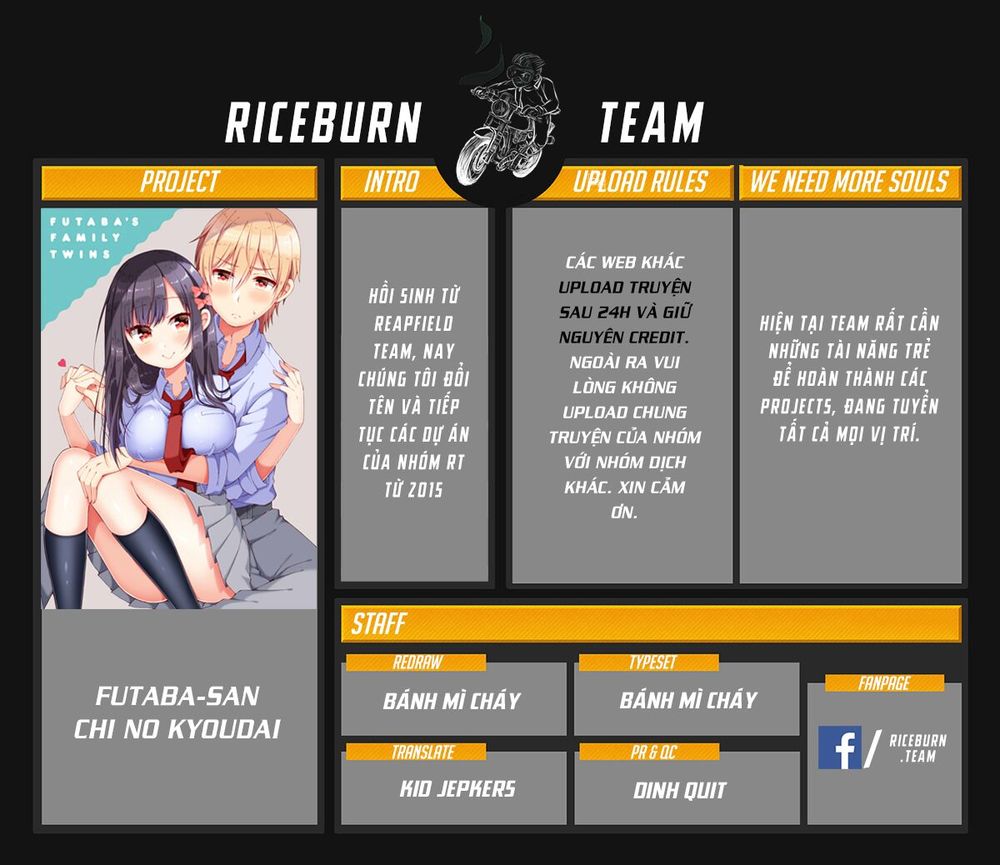 Futaba-San Chi No Kyoudai Chapter 20 - Trang 0