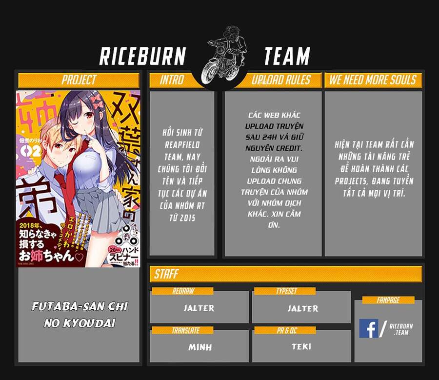 Futaba-San Chi No Kyoudai Chapter 24 - Trang 0