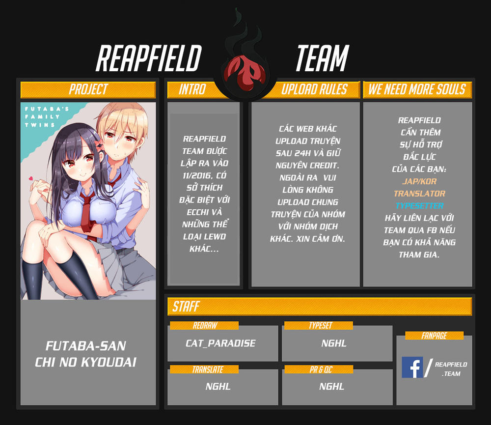 Futaba-San Chi No Kyoudai Chapter 1 - Trang 0