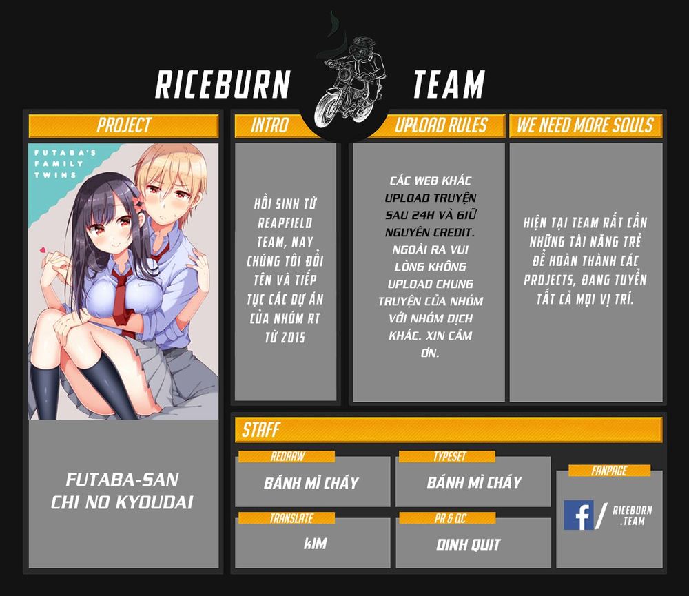 Futaba-San Chi No Kyoudai Chapter 21 - Trang 0