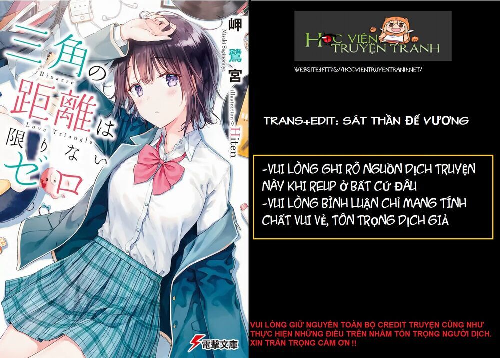 Sankaku No Kyori Wa Kagirinai Zero Chapter 1 - Trang 0