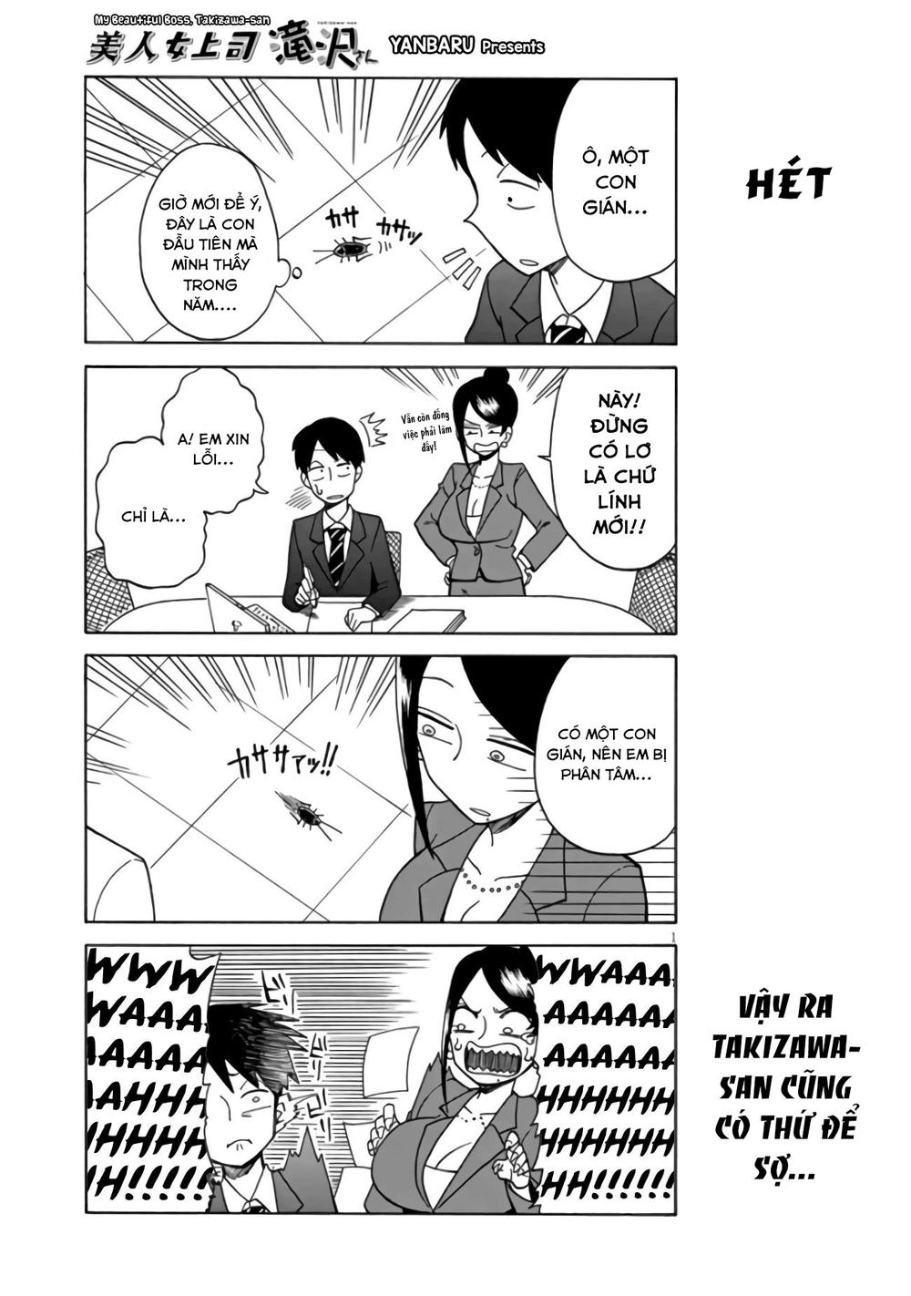 Bijin Onna Joushi Takizawa-San Chapter 5 - Trang 0