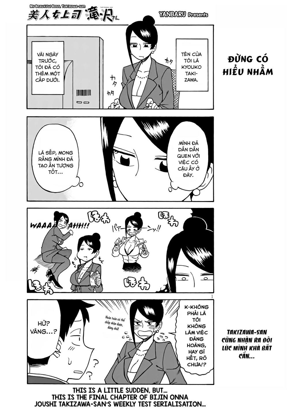 Bijin Onna Joushi Takizawa-San Chapter 6 - Trang 0
