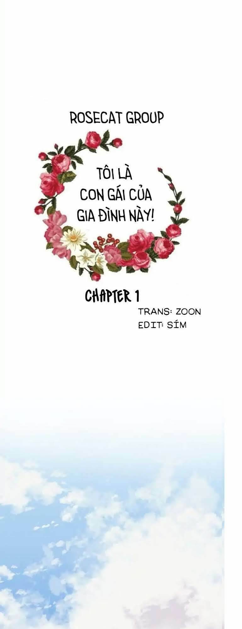 Tôi Là Tiểu Thư Của Gia Đình Này Chapter 2 - Trang 0