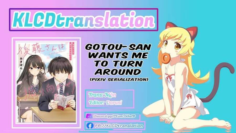 Gotou-San Wa Furimukasetai! Chapter 8 - Trang 0