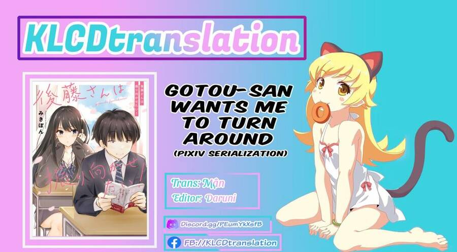 Gotou-San Wa Furimukasetai! Chapter 7 - Trang 0