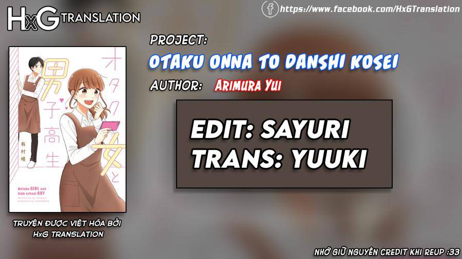 Wotaku Girl And High School Boy Chapter 12 - Trang 1