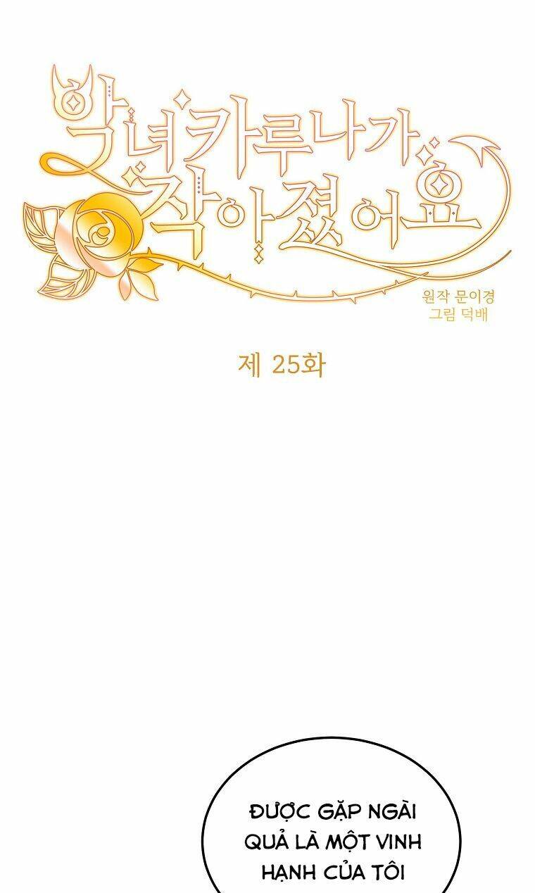 Ác Nữ Karuna Bé Lại Chapter 25 - Trang 0