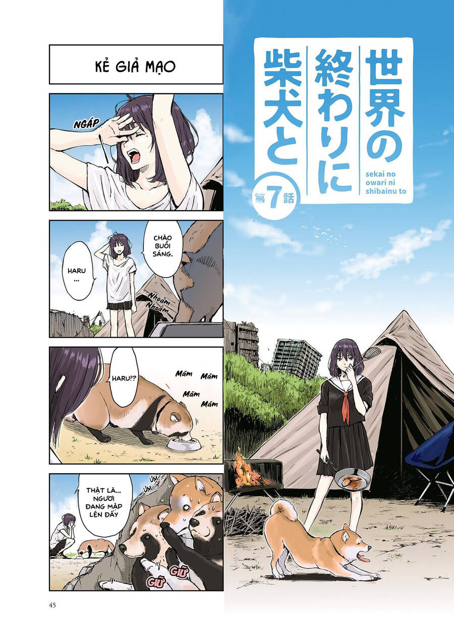 Lang Thang Miền Tận Thế Với Chú Chó Shiba Của Tôi Chapter 7 - Trang 0